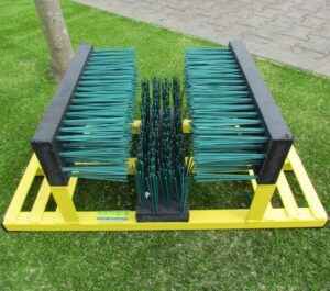 schoenborstel buiten voor voetbalveld sportveld of buitenbedrijf